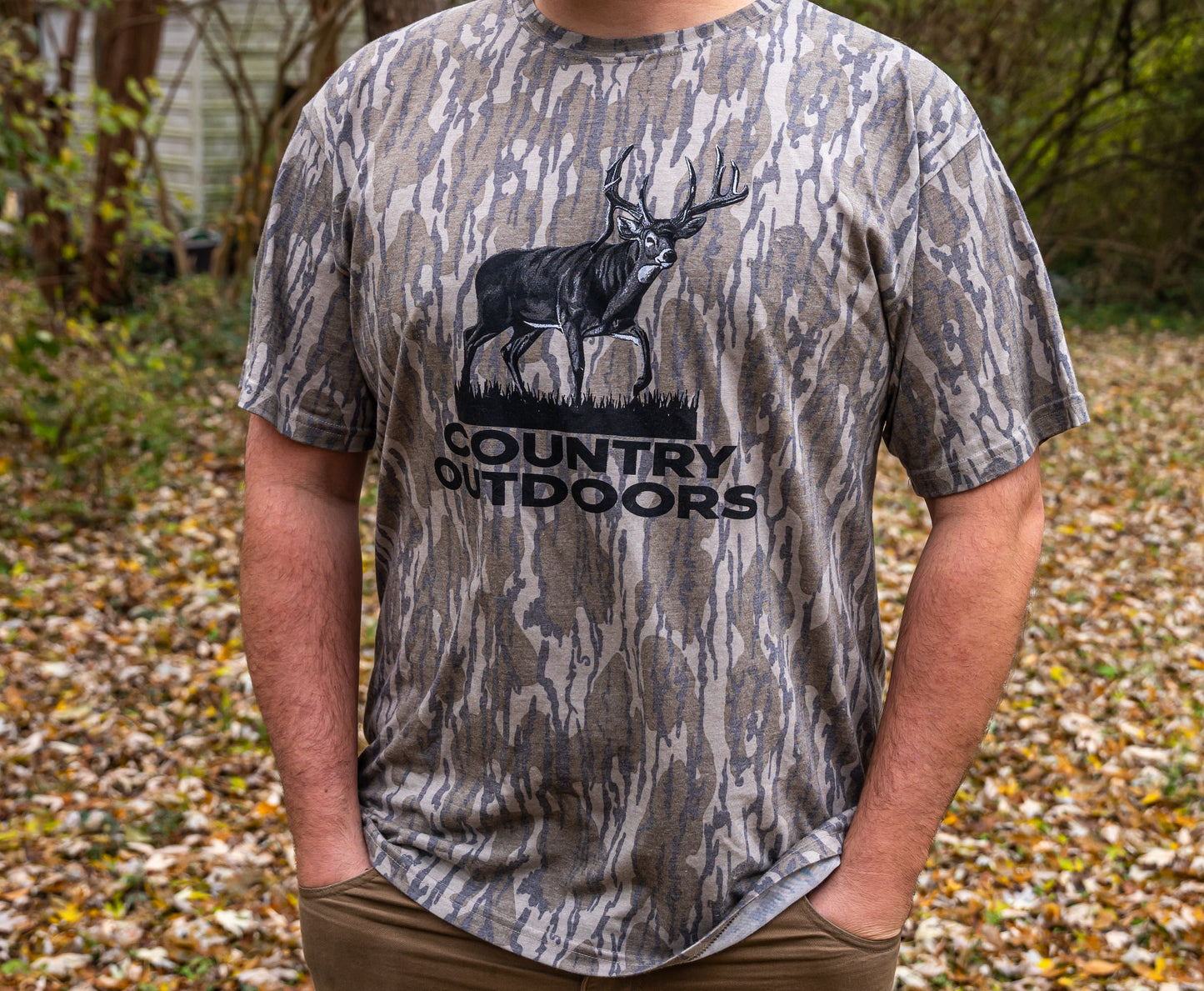 Mossy Oak Bottomland "Droptine" T